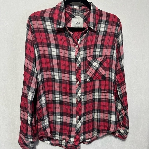 Rails Hunter Button up
SCARLET ASH
WHITE plaid - small - Picture 1 of 6